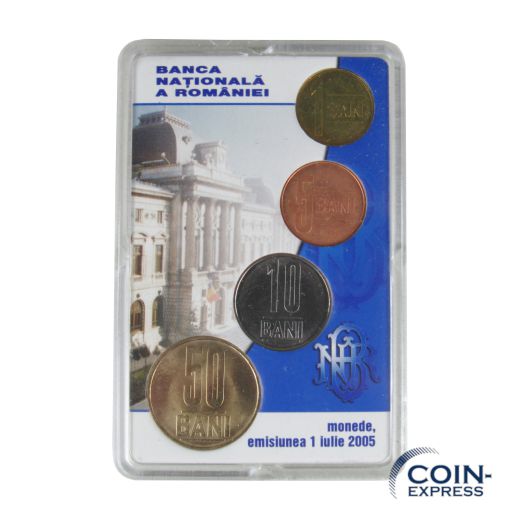 Bani Kursmünzensatz Rumänien 2005