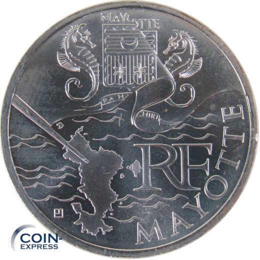 10 Euro Gedenkmünze Frankreich 2011 - Mayotte