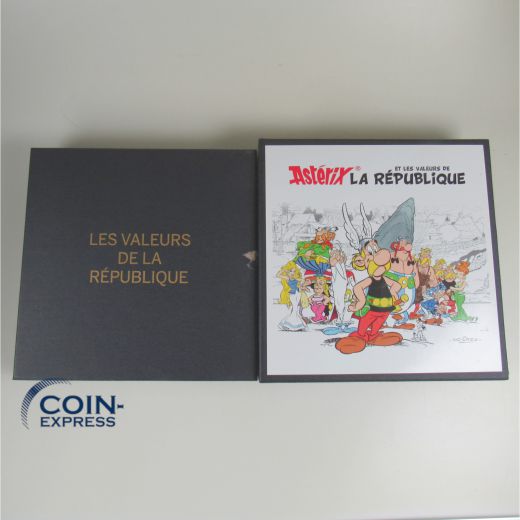 12x 10 Euro Frankreich 2015 Asterix Les Valeurs de la Republique