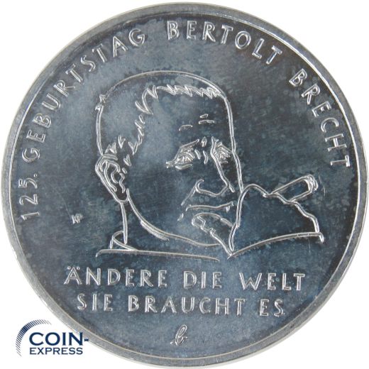 20 Euro Gedenkmünze Deutschland 2023 Bertolt Brecht