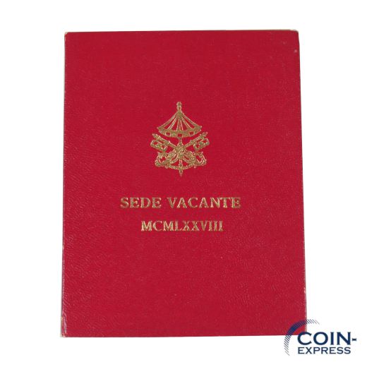 500 Lire Gedenkmünze Vatikan 1978 Sede Vacante MCMLXXVIII