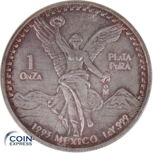 1 Libertad Mexiko 1993 - Siegesgöttin - 1 OZ Silber