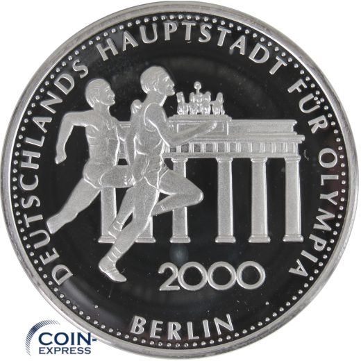 Medaille Deutschland 1992 - Berlin Olympiabewerbung 2000 Läufer