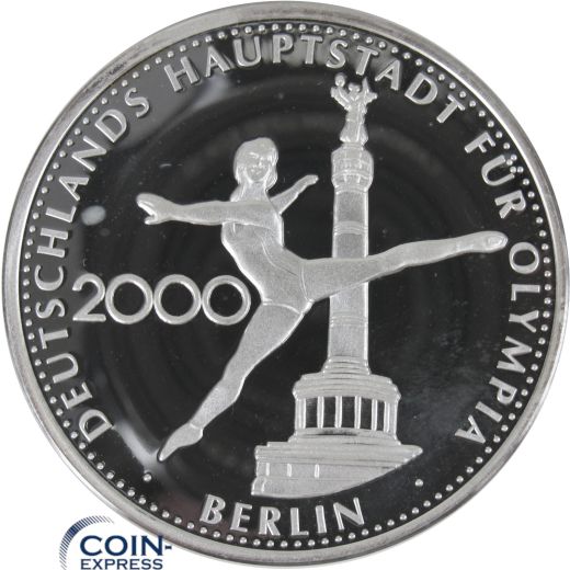 Medaille Deutschland 1992 - Berlin Olympiabewerbung 2000 Turnen