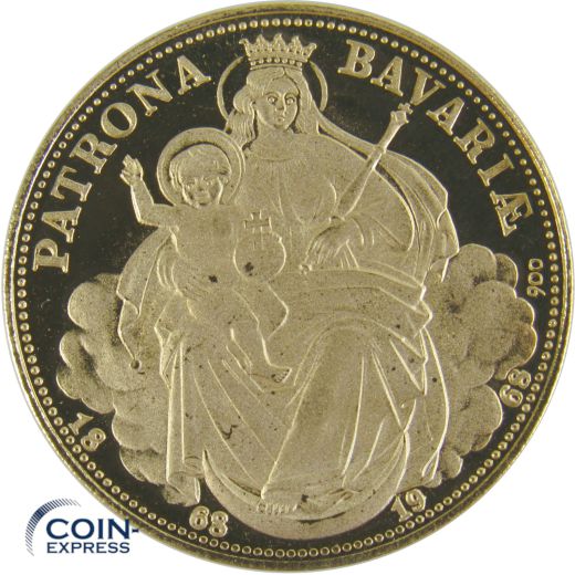 Medaille Deutschland 1968 - 50 Jahre Freistaat Bayern