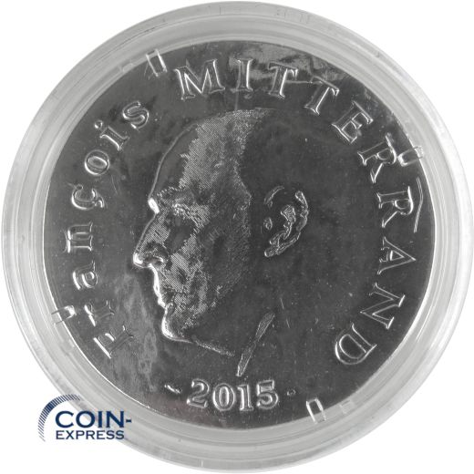 10 Euro Gedenkmünze Frankreich 2015 - Francois Mitterrand