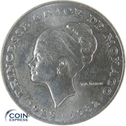 10 Francs Essai Monaco 1982 Grace Kelly