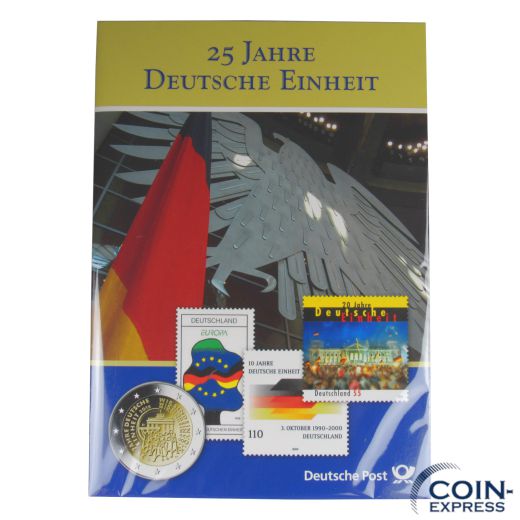 2 Euro Deutschland 2015 - 25 Jahre Deutsche Einheit - ADFGJ - Deutsche Post