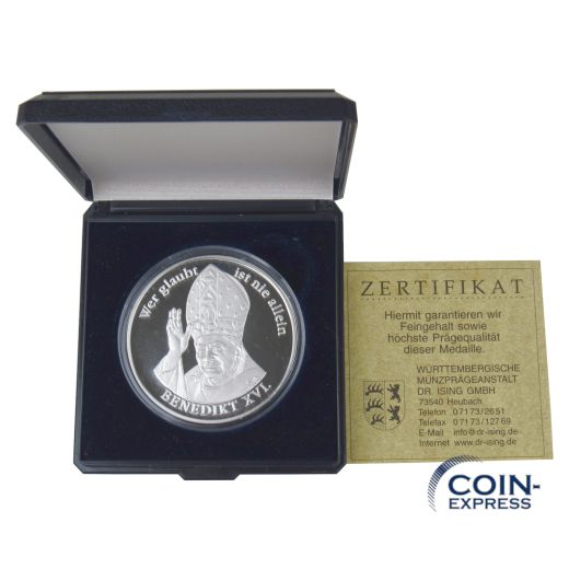 Medaille Deutschland 2006 Der Papst in Bayern