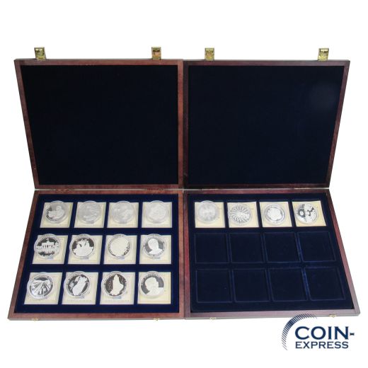 50 Jahre BRD Sammlung 16 Stück Silbermedaillen