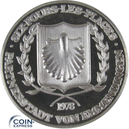 Medaille Deutschland 1978 Six-Fours-Les-Plages Partnerstadt von Emmendingen