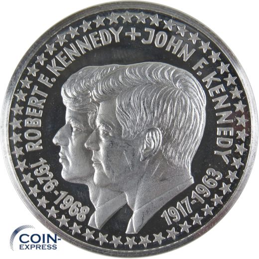 Medaille Deutschland In Memoriam Robert Kennedy + John F. Kennedy