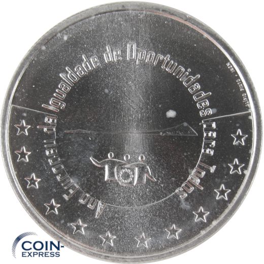 5 Euro Gedenkmünze Portugal 2007 Chancengleichheit