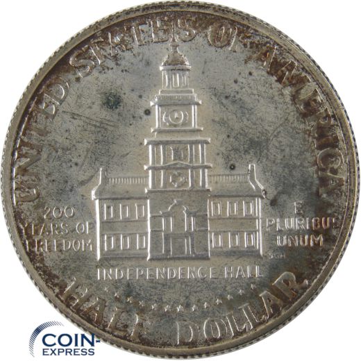 Half Dollar Münze USA 1976 S John F. Kennedy