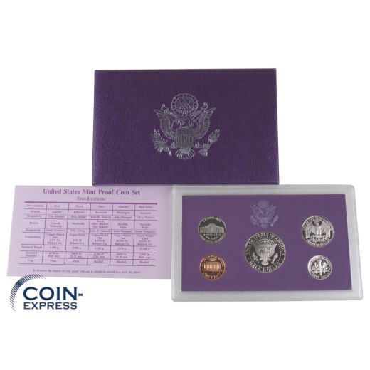 Dollar Kursmünzensatz USA 1993 PP - Proof Set