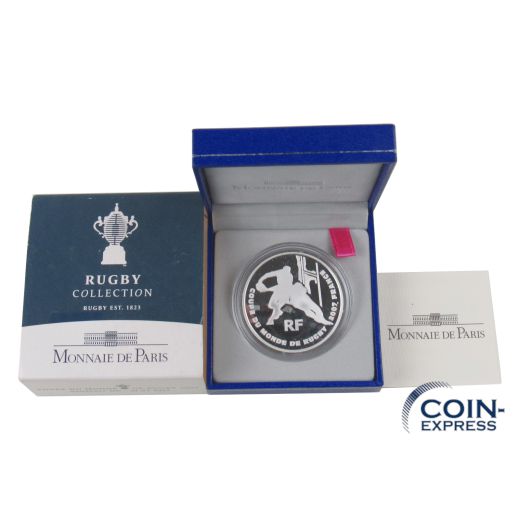 1,50 Euro Gedenkmünze Frankreich 2007 - Rugby World Cup