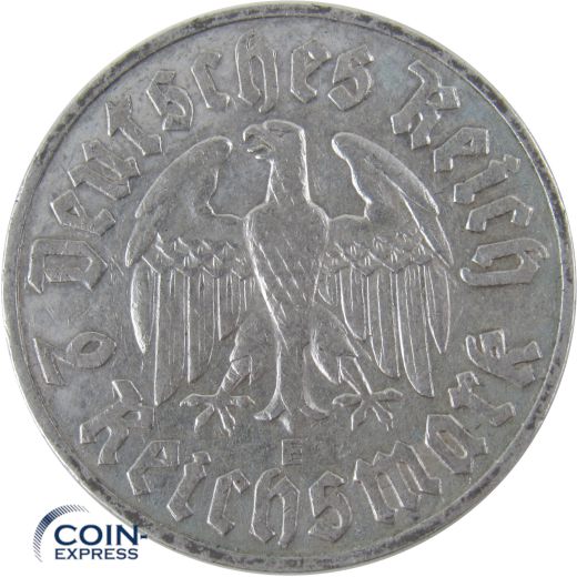 2 Reichsmark 1933 E Martin Luther