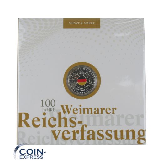 20 Euro Deutschland 2019 Weimarer Reichsverfassung Deutsche Post