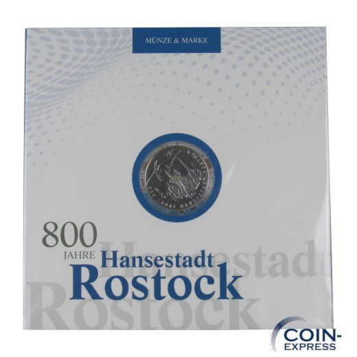 20 Euro Deutschland 2018 800 Jahre Rostock Deutsche Post