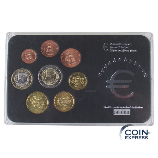 Euro Kursmünzensatz Lettland 2014