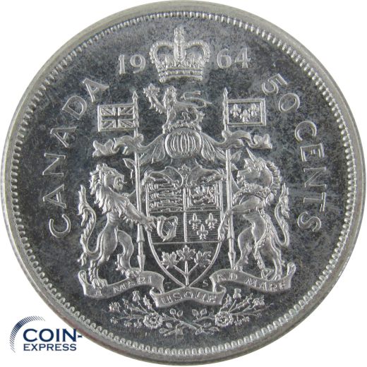 50 Cent Münze Kanada 1964 - Elch