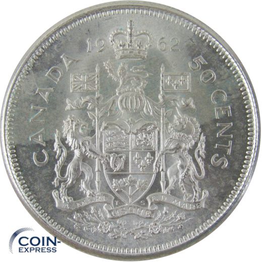 50 Cent Münze Kanada 1962