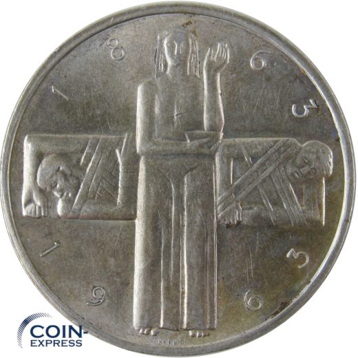 5 Franken Schweiz 1963 - 100 Jahre Rotes Kreuz