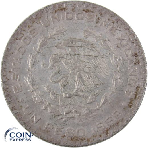 25 Pesos Gedenkmünze Mexiko 1966 Jose Maria Morelos