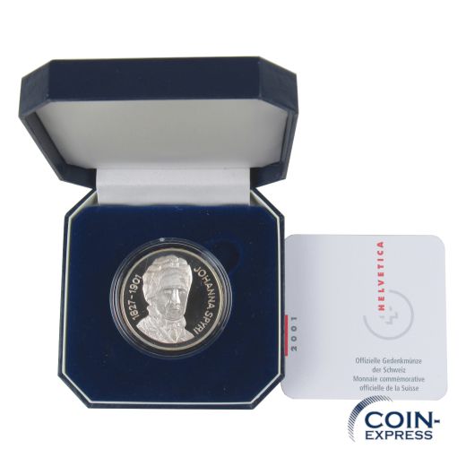 20 Franken Schweiz 2001 PP - Johanna Spyri