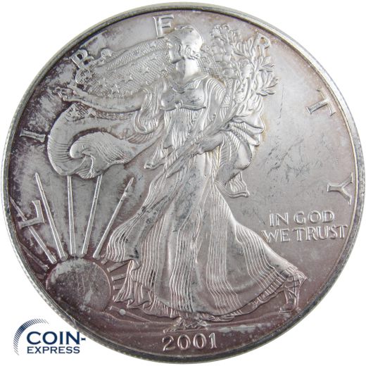 1 Dollar Gedenkmünze USA 2001 Silver Eagle - 1 oz Silber