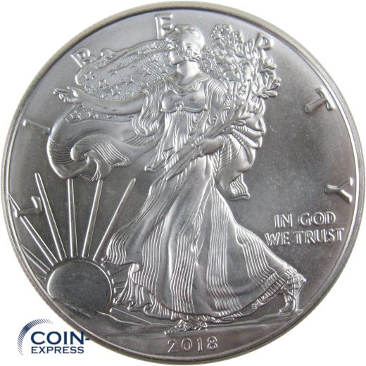 1 Dollar Gedenkmünze USA 2018 Silver Eagle - 1 oz Silber