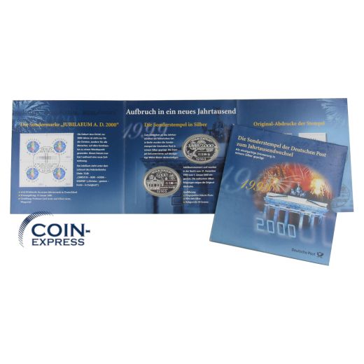 2 Silbermedaillen - Die Sonderstempel der Deutschen Post