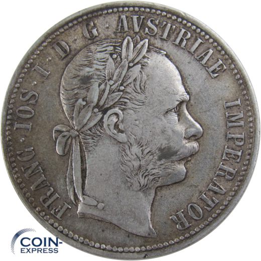 1 Gulden - Florin Österreich 1888 Franz Joseph I.