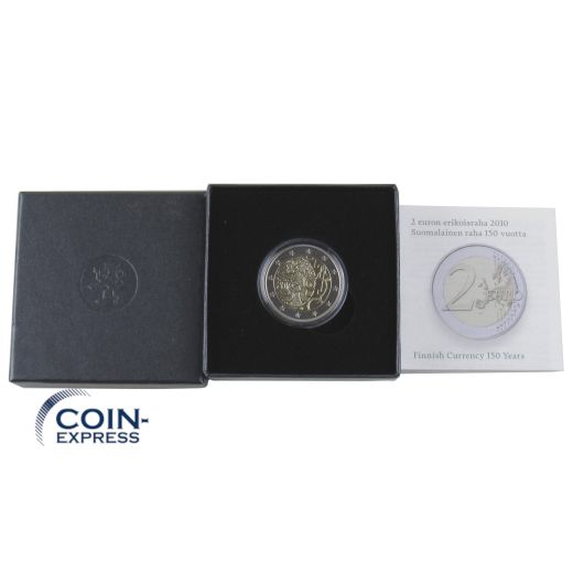 2 Euro Gedenkmünze Finnland 2010 PP - 150 Jahre Finnische Währung