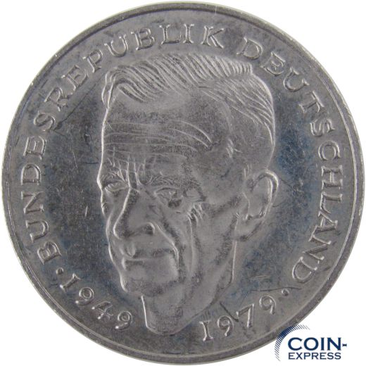 2 DM Münze Deutschland 1990 D - Kurt Schumacher