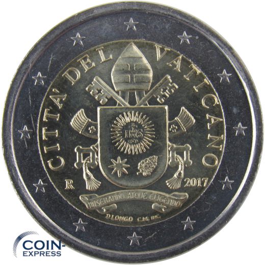 2 Euro Münze Vatikan 2017