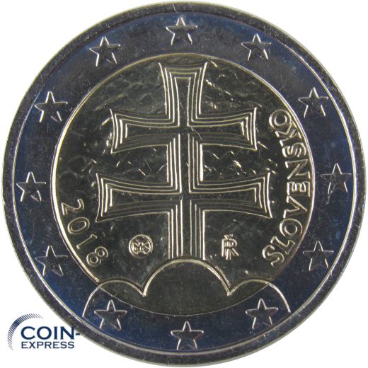 2 Euro Münze Slowakei 2018