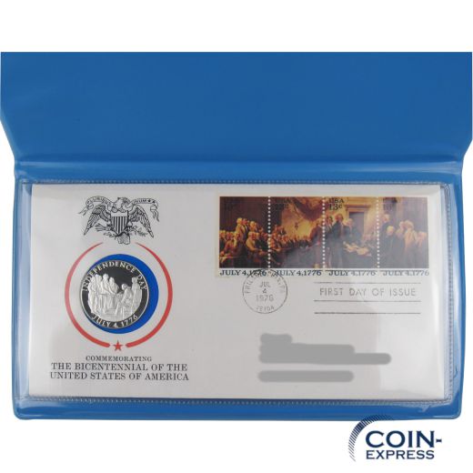 Numisbrief USA 1976 200 Jahre Unabhängigkeitstag