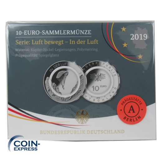 10 Euro Deutschland 2019 In der Luft - A - Spiegelglanz