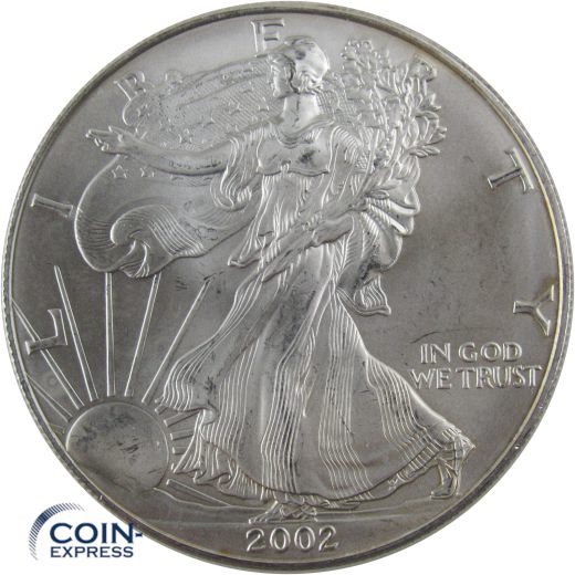 1 Dollar Gedenkmünze USA 2002 Silver Eagle - 1 oz Silber