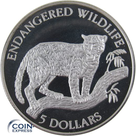 5 Dollar Niue 1992 Jaguar