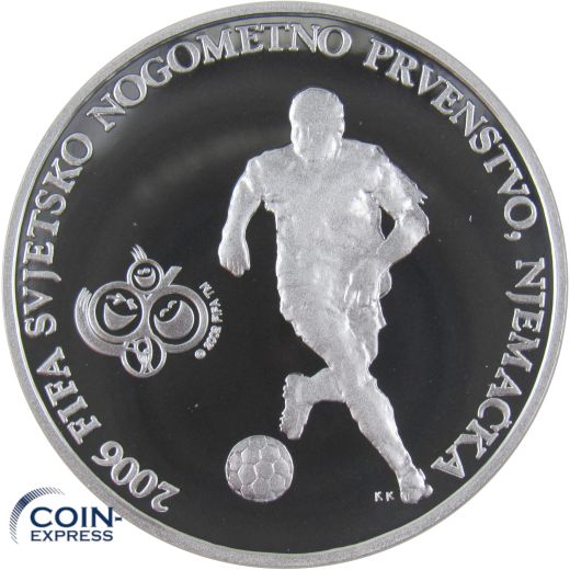150 Kuna Gedenkmünze Kroatien 2006 - Fußball WM