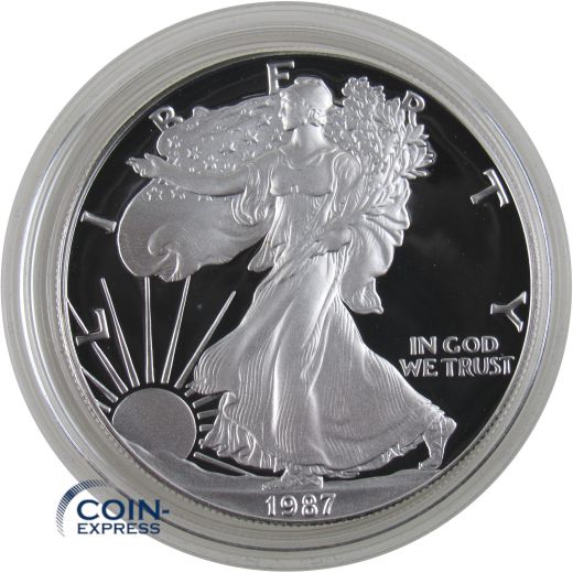 1 Dollar Gedenkmünze USA 1987 - Silver Eagle PP Proof
