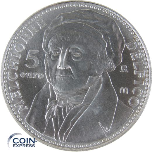 5 Euro Gedenkmünze San Marino 2006 Melchiorre Delfico Silber