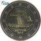 2 Euro Gedenkmünze Lettland 2015 - Schwarzstorch