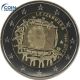 2 Euro Gedenkmünze Luxemburg 2015 - 30 Jahre Europaflagge