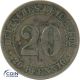 20 Pfennig 1892 G Deutsches Kaiserreich
