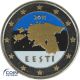 2 Euro Münze Estland 2011 in Farbe