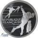 100 Francs Frankreich 1990 Olympia Albertville - Eisschnelllauf Silber