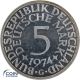 5 DM Münze Deutschland 1974 PP G - Silberadler